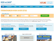 Tablet Screenshot of ferienvermietungsservice.de